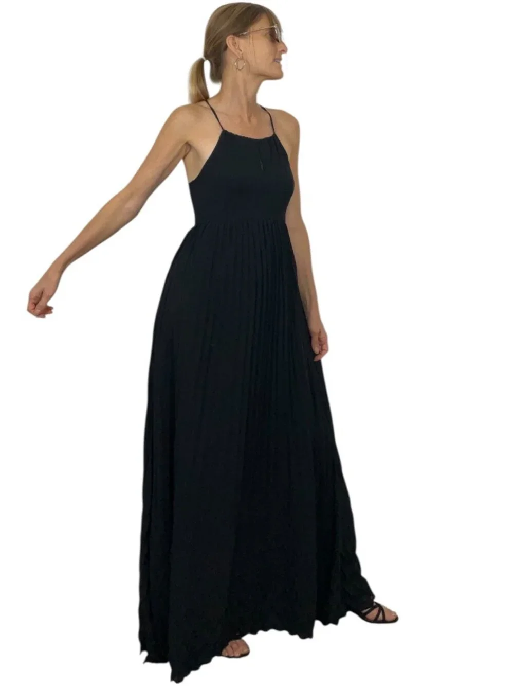 Abercrombie and Fitch Maxi Dress XS Black Halter